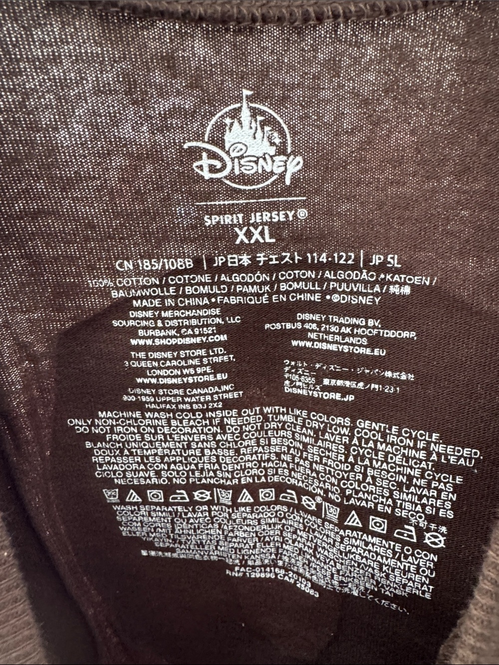 Disney Brown Orange Halloween Mickey Pumpkin Long Sleeve Tee. New never worn - Picture 4 of 4